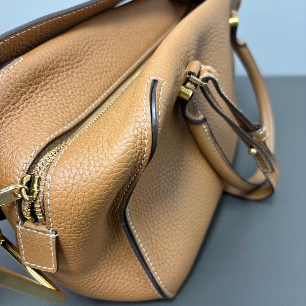 Delvaux Gold Satchel