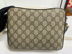 Gucci Classic Canvas White Shoulder Bag