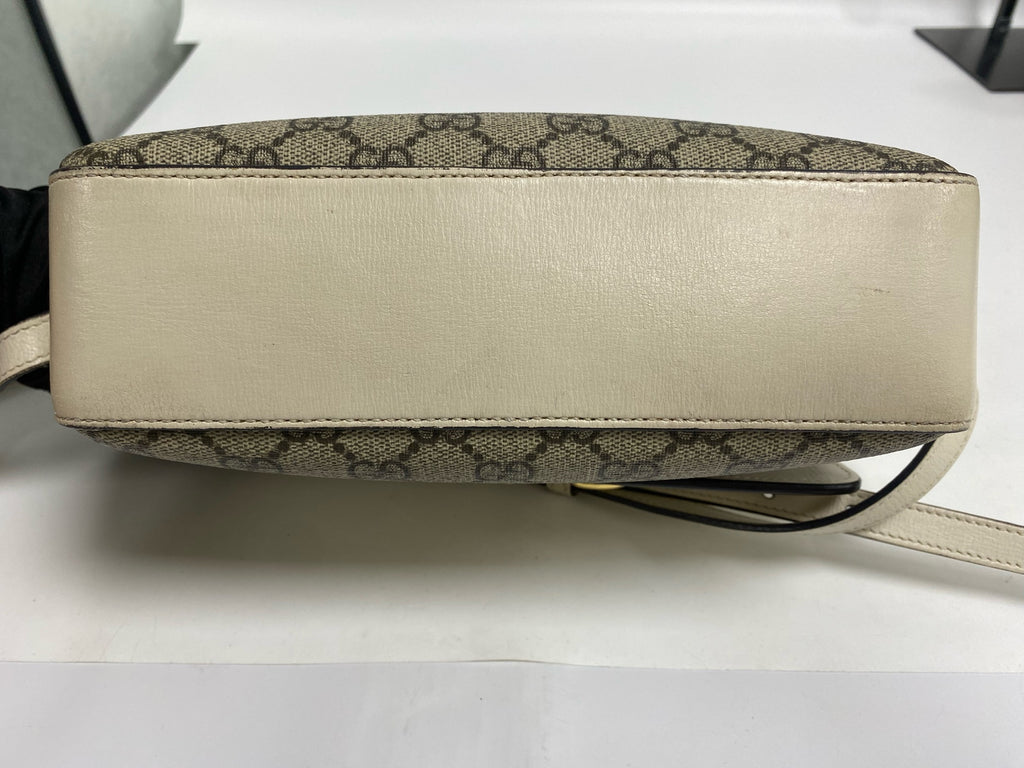 Gucci Classic Canvas White Shoulder Bag