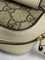 Gucci Classic Canvas White Shoulder Bag