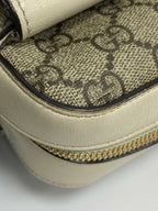 Gucci Classic Canvas White Shoulder Bag