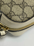 Gucci Classic Canvas White Shoulder Bag