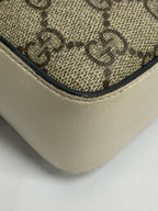 Gucci Classic Canvas White Shoulder Bag