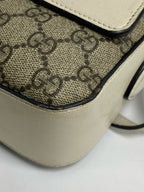 Gucci Classic Canvas White Shoulder Bag
