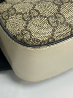 Gucci Classic Canvas White Shoulder Bag