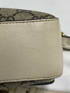 Gucci Classic Canvas White Shoulder Bag