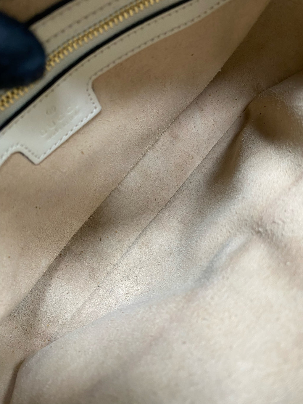 Gucci Classic Canvas White Shoulder Bag