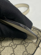 Gucci Classic Canvas White Shoulder Bag