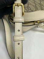 Gucci Classic Canvas White Shoulder Bag