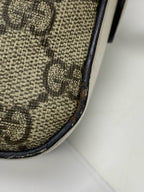 Gucci Classic Canvas White Shoulder Bag