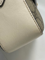 Gucci Classic Canvas White Shoulder Bag