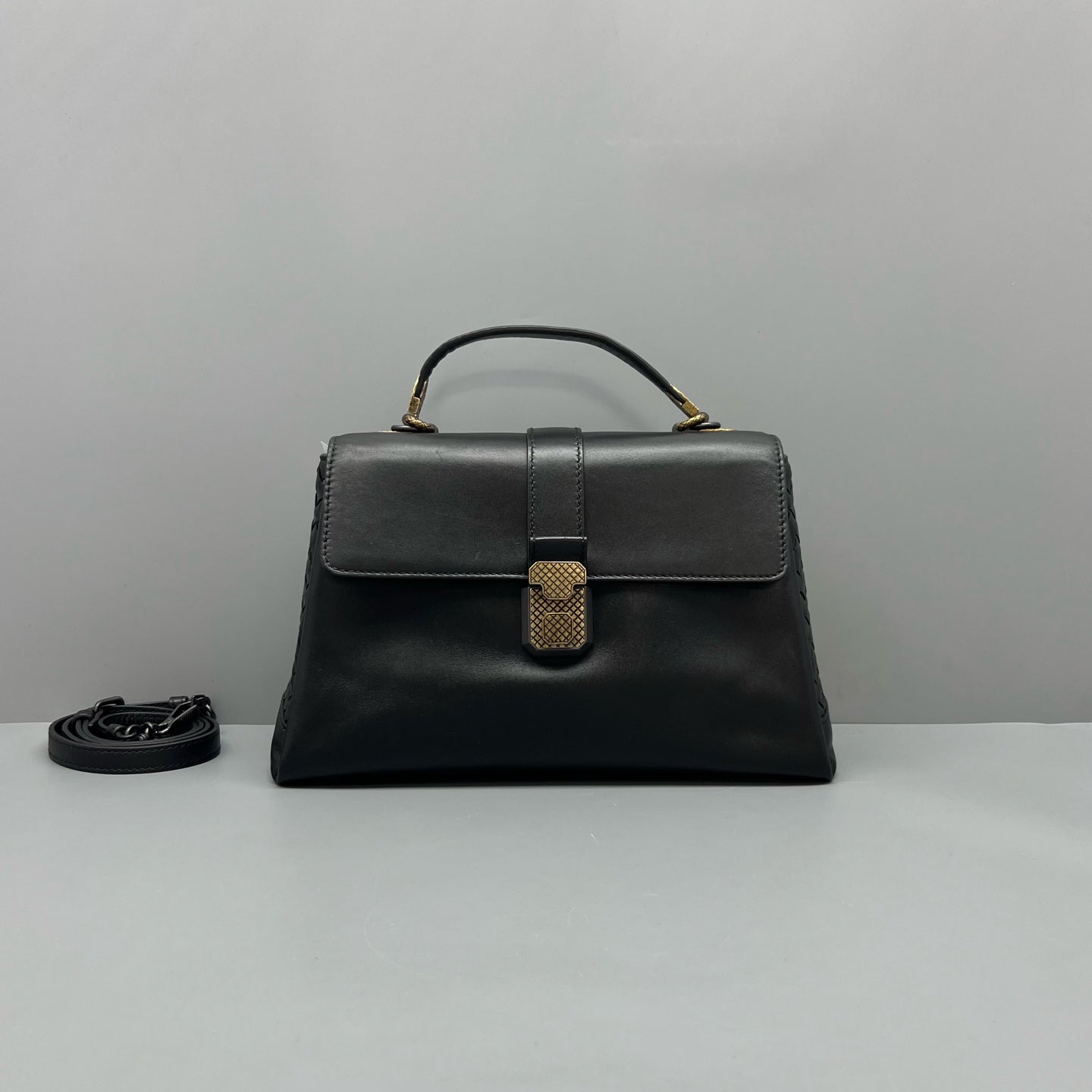 Bottega Veneta Black Crossbody