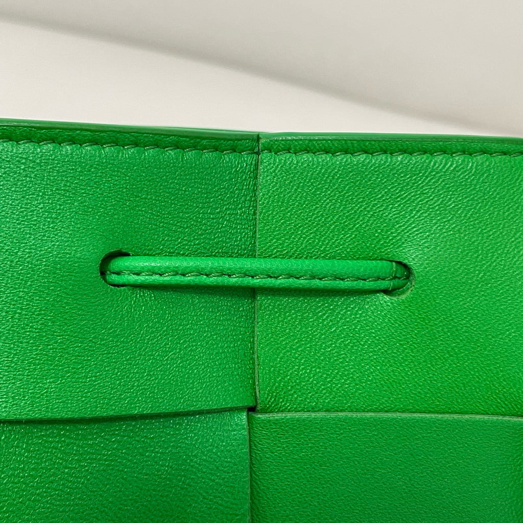 Bottega Veneta Green Bucket & Drawstring Bag