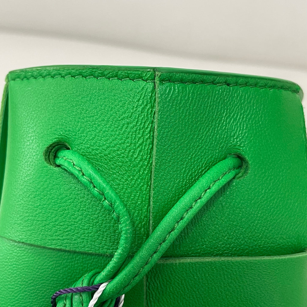 Bottega Veneta Green Bucket & Drawstring Bag