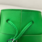 Bottega Veneta Green Bucket & Drawstring Bag