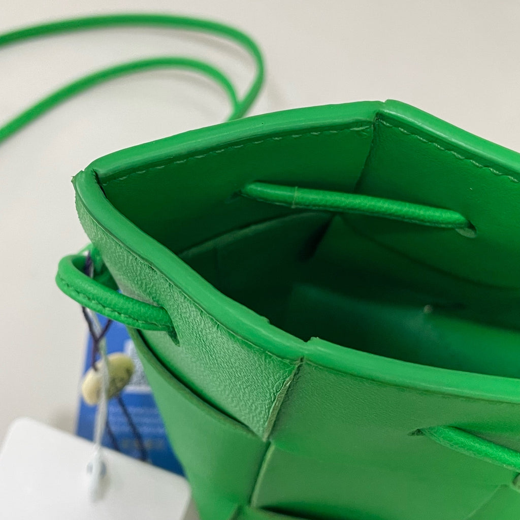 Bottega Veneta Green Bucket & Drawstring Bag