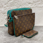 Louis Vuitton Green Messenger Bag