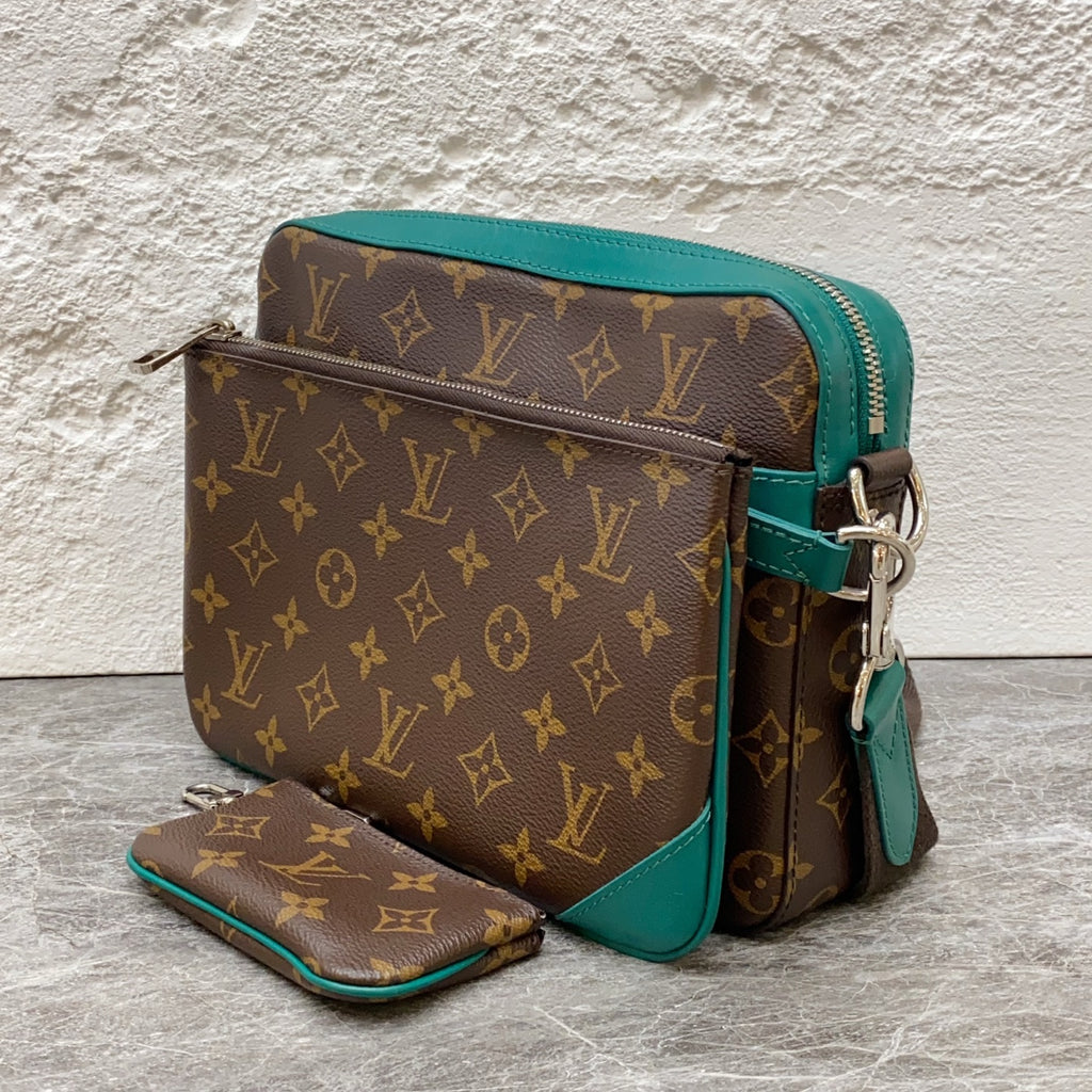 Louis Vuitton Green Messenger Bag