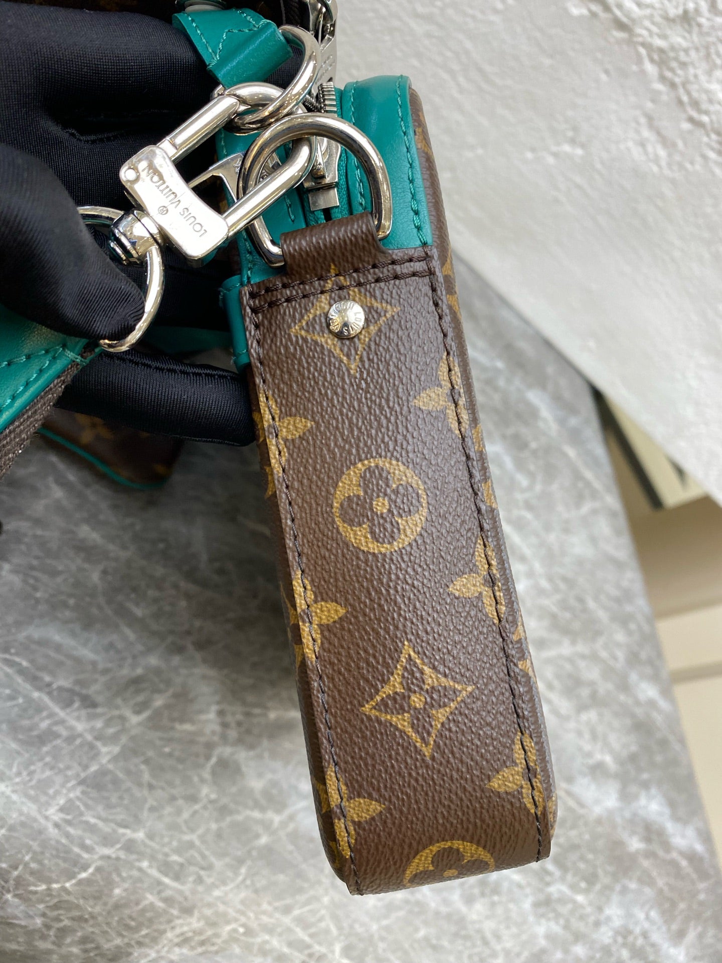 Louis Vuitton Green Messenger Bag