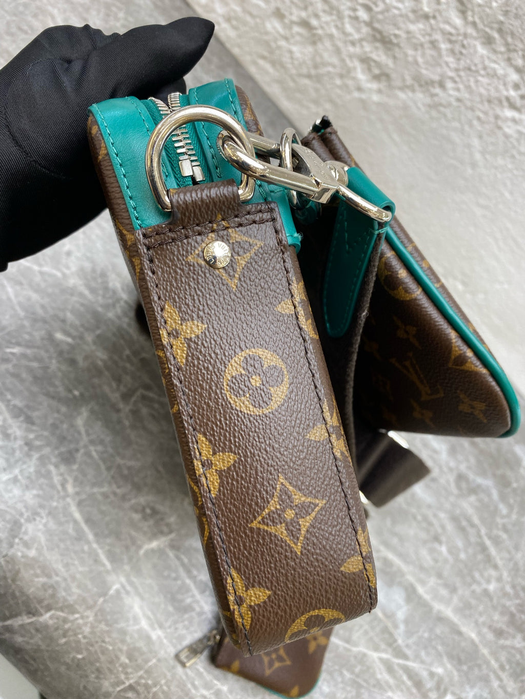 Louis Vuitton Green Messenger Bag