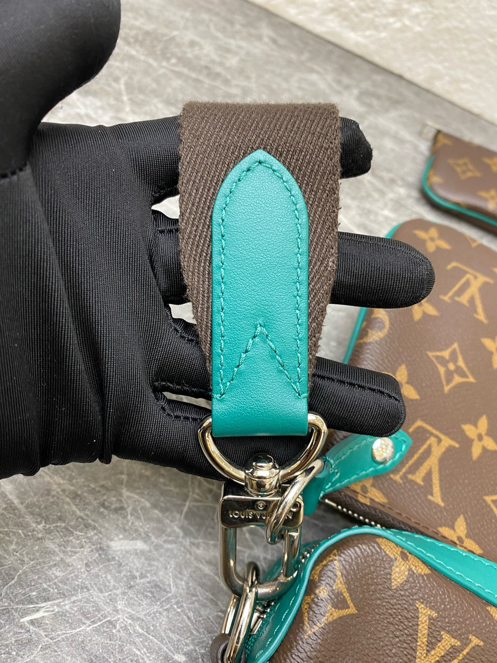 Louis Vuitton Green Messenger Bag