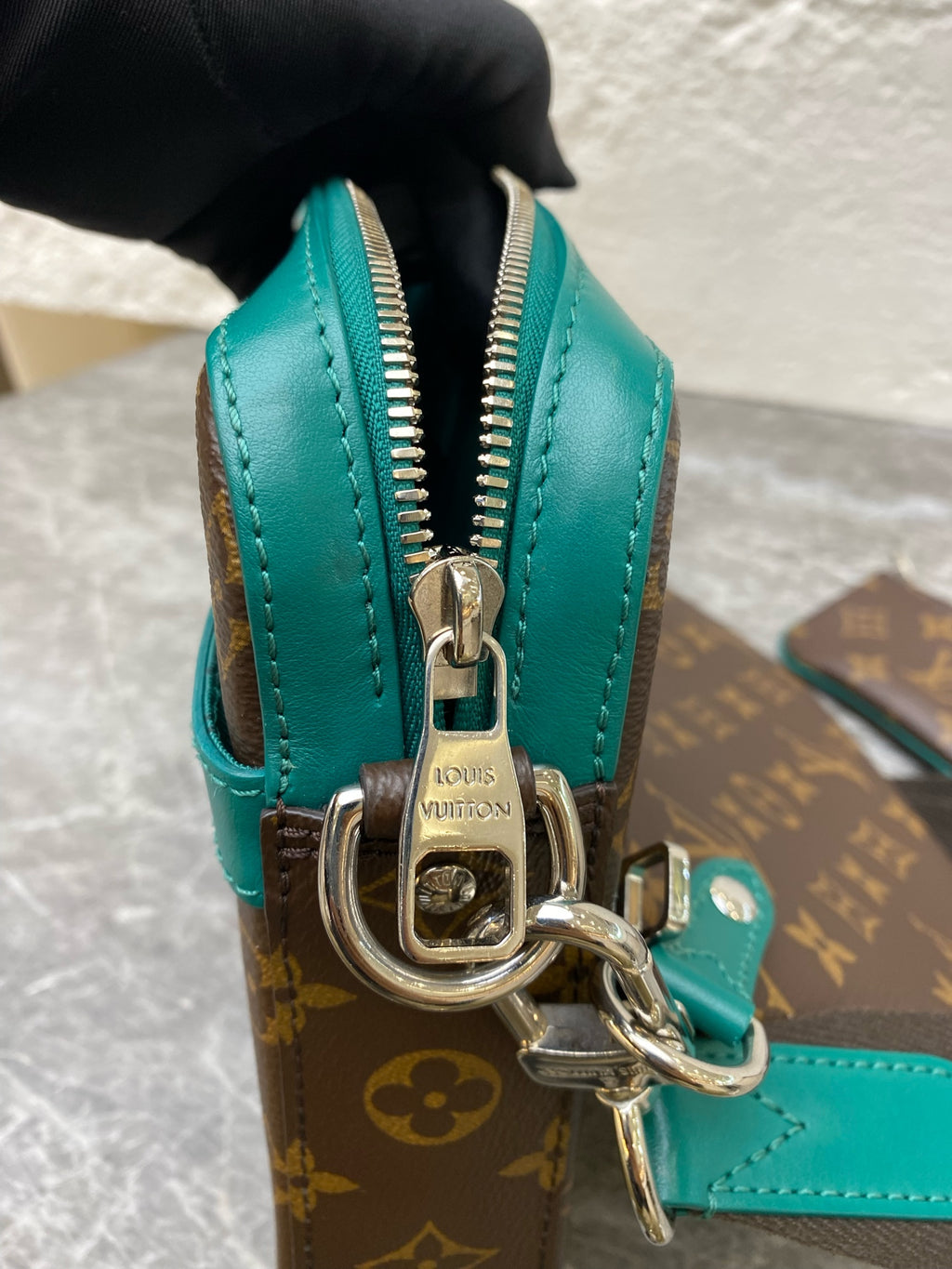 Louis Vuitton Green Messenger Bag