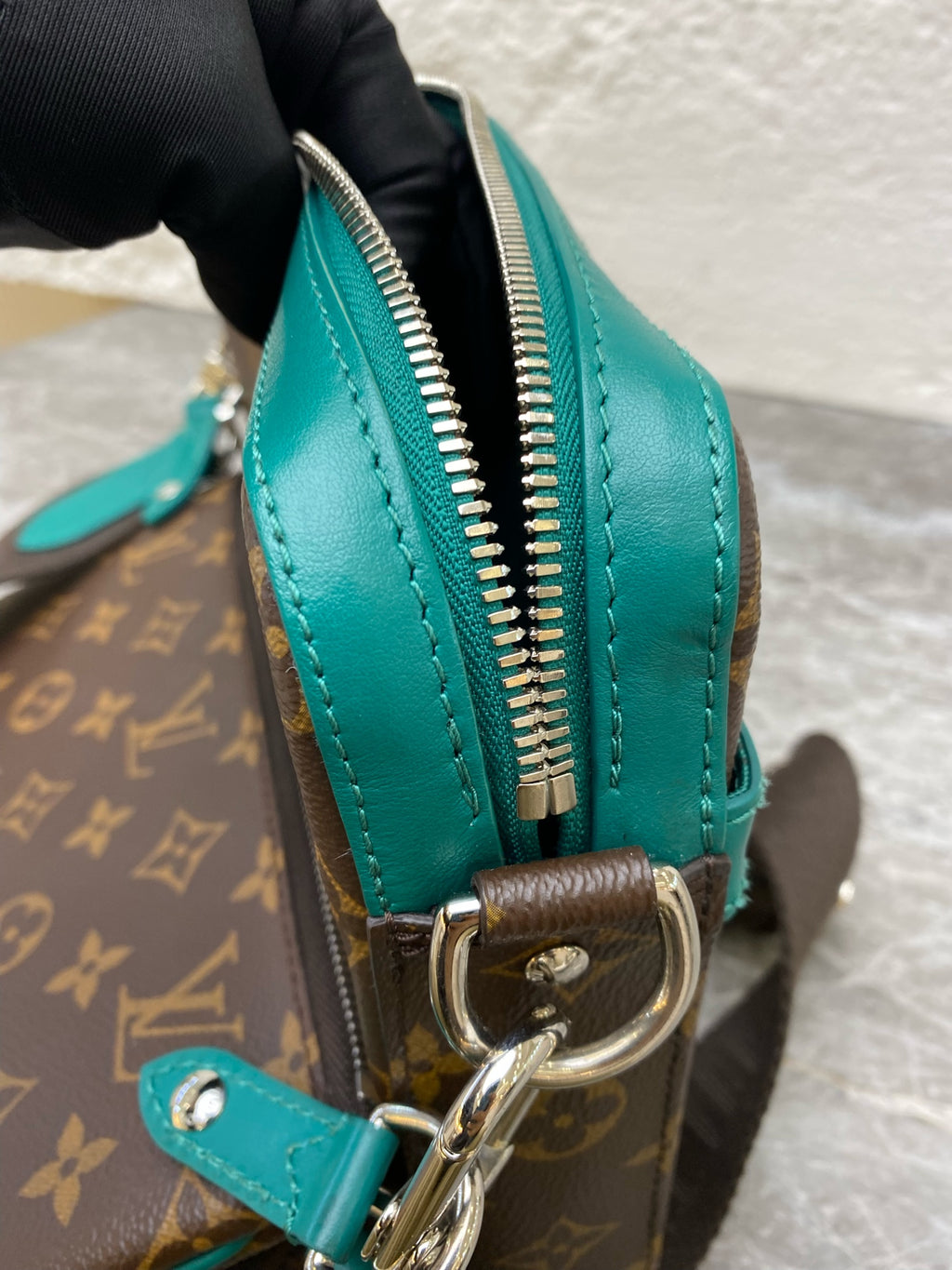 Louis Vuitton Green Messenger Bag