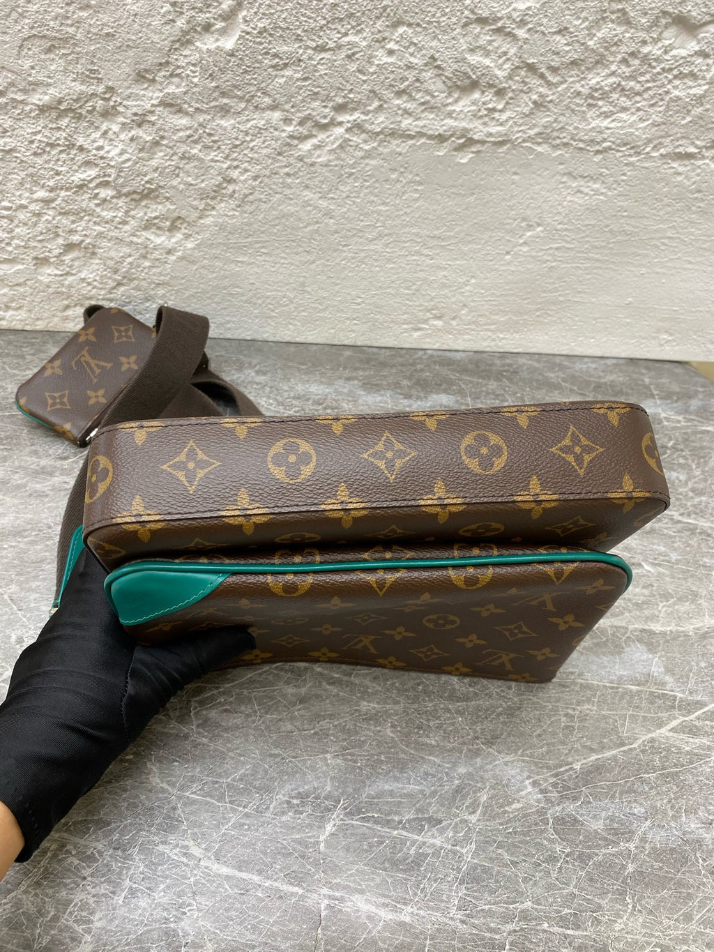 Louis Vuitton Green Messenger Bag