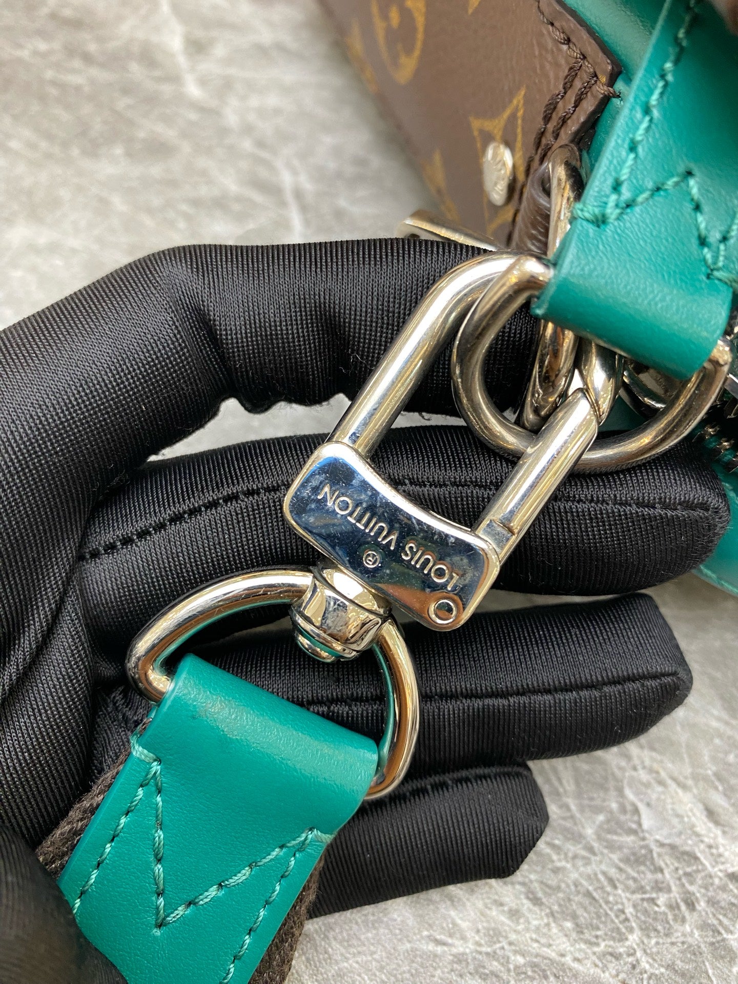 Louis Vuitton Green Messenger Bag