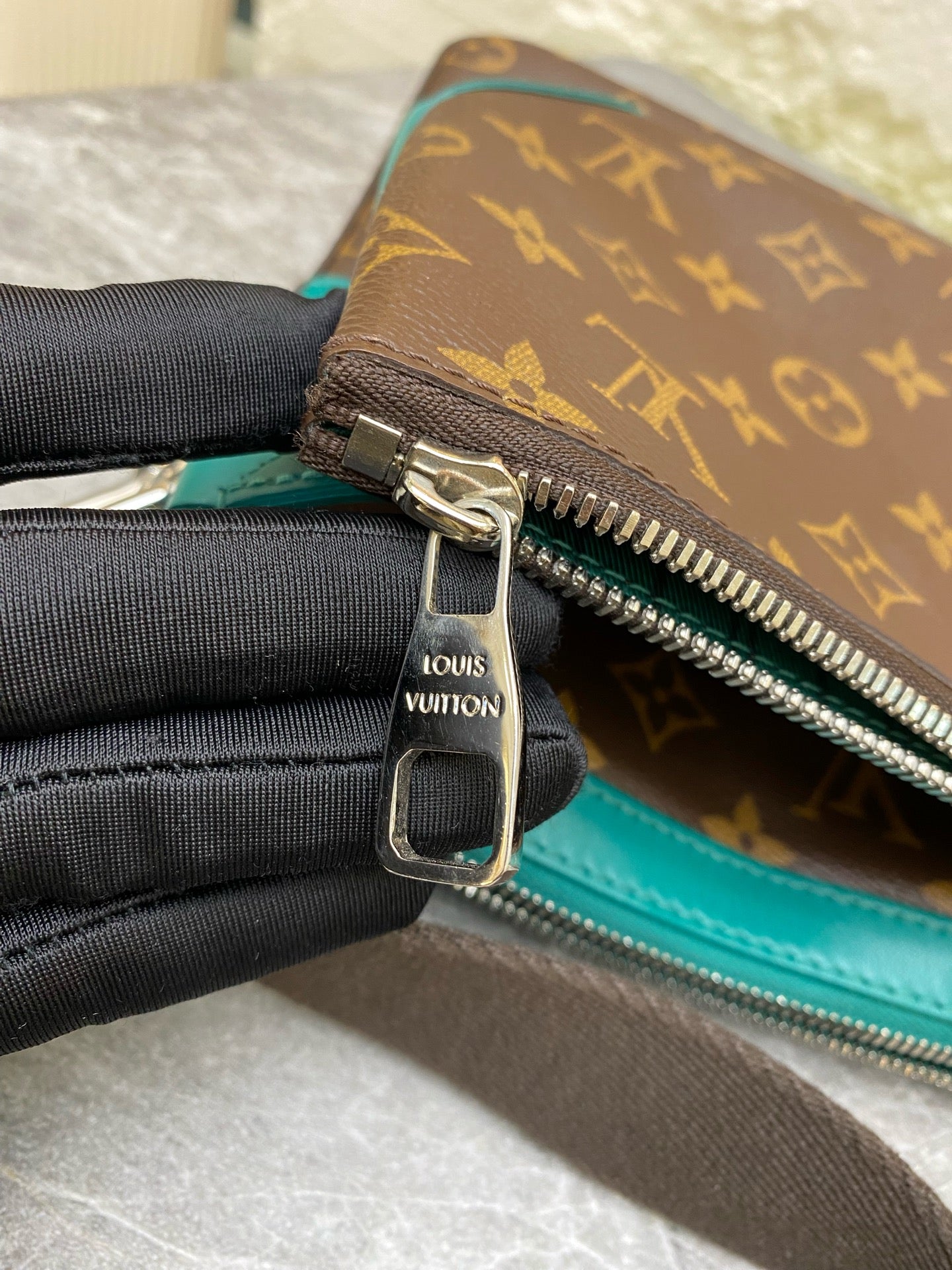 Louis Vuitton Green Messenger Bag