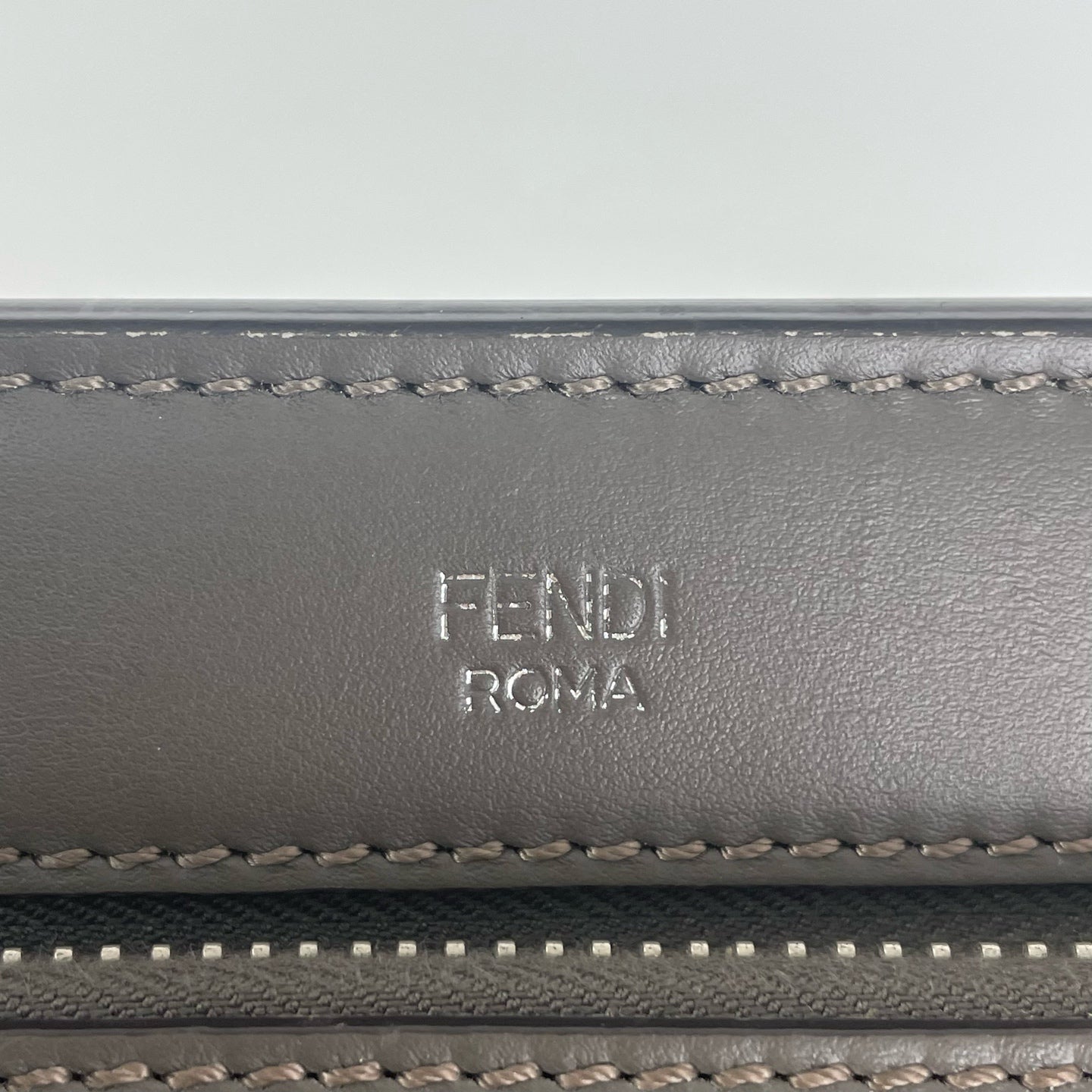 Fendi Gray Shoulder Bag