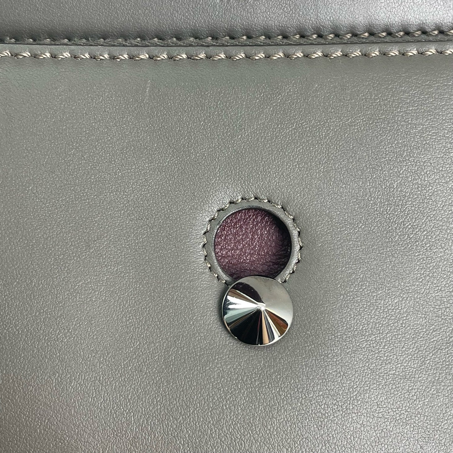 Fendi Gray Shoulder Bag