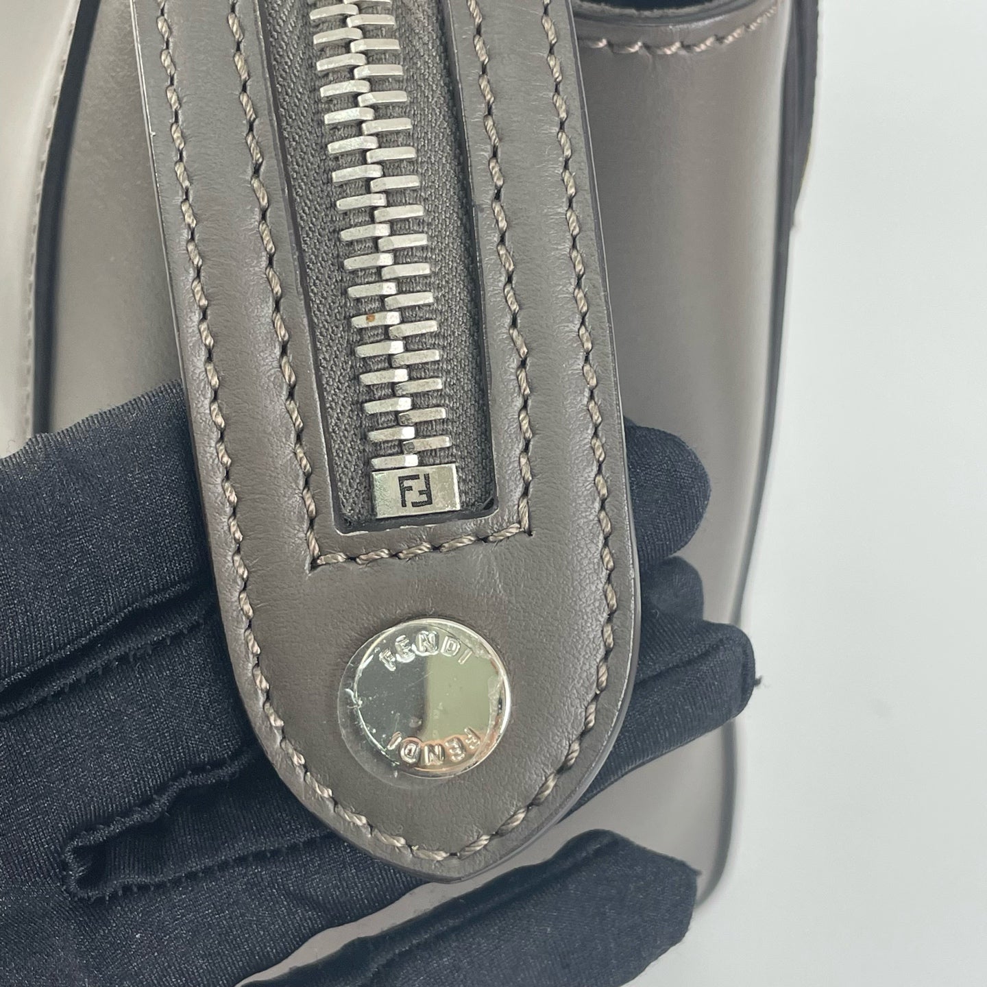 Fendi Gray Shoulder Bag