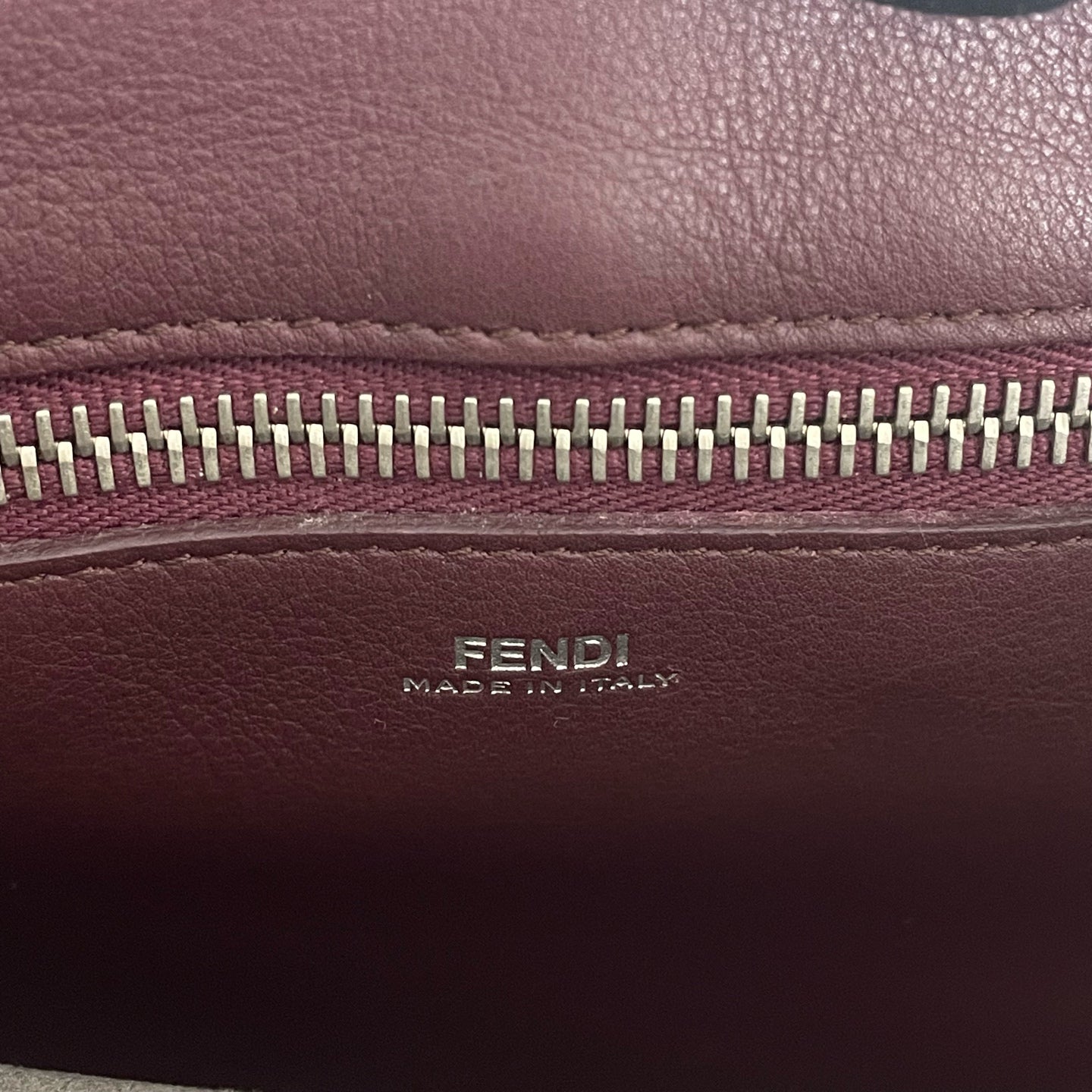 Fendi Gray Shoulder Bag