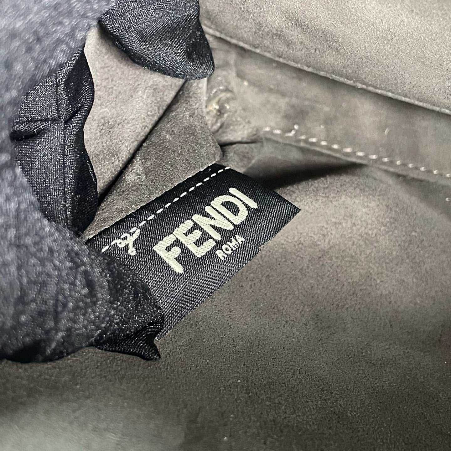 Fendi Gray Shoulder Bag