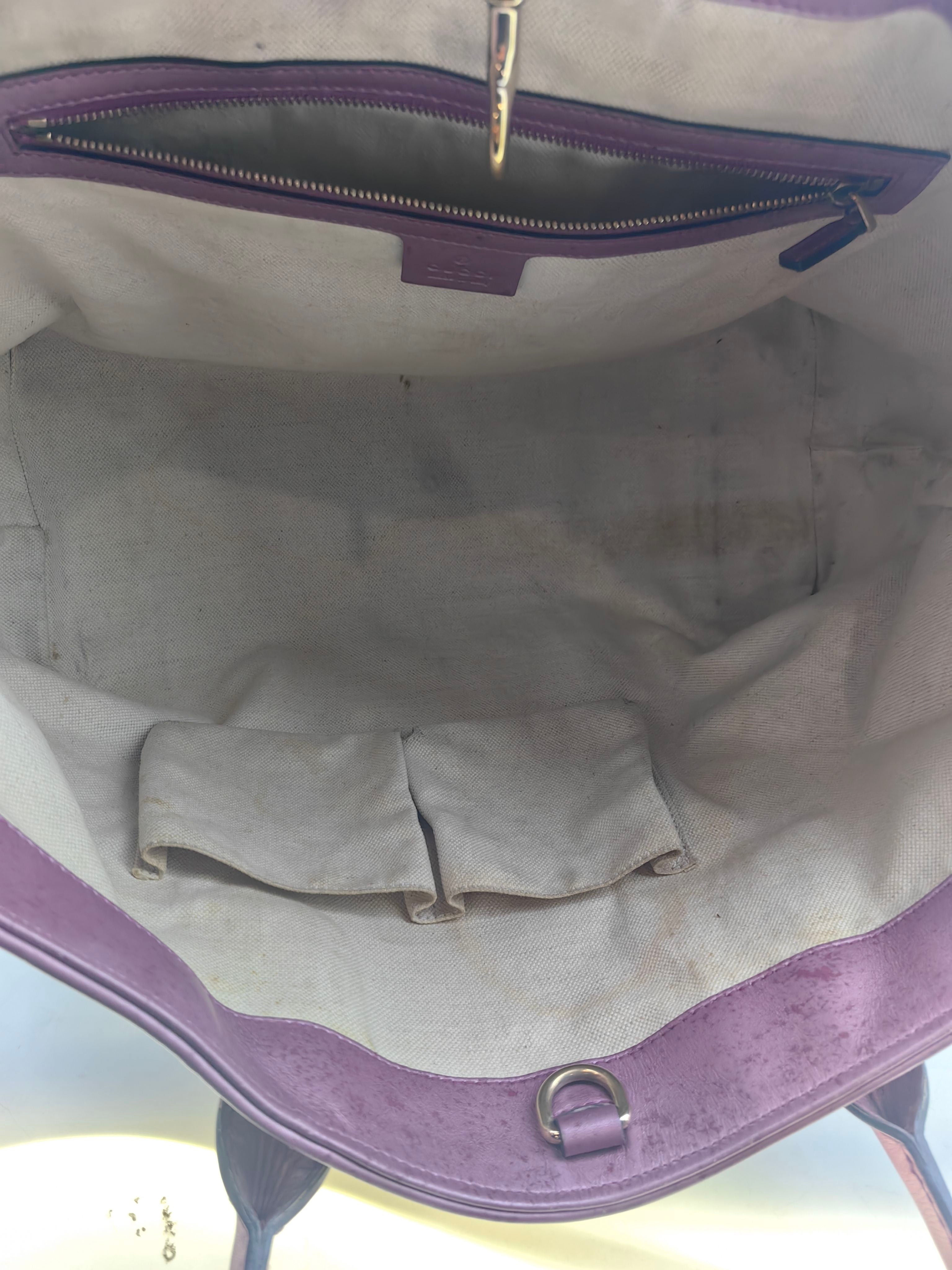 Gucci Purple Tote