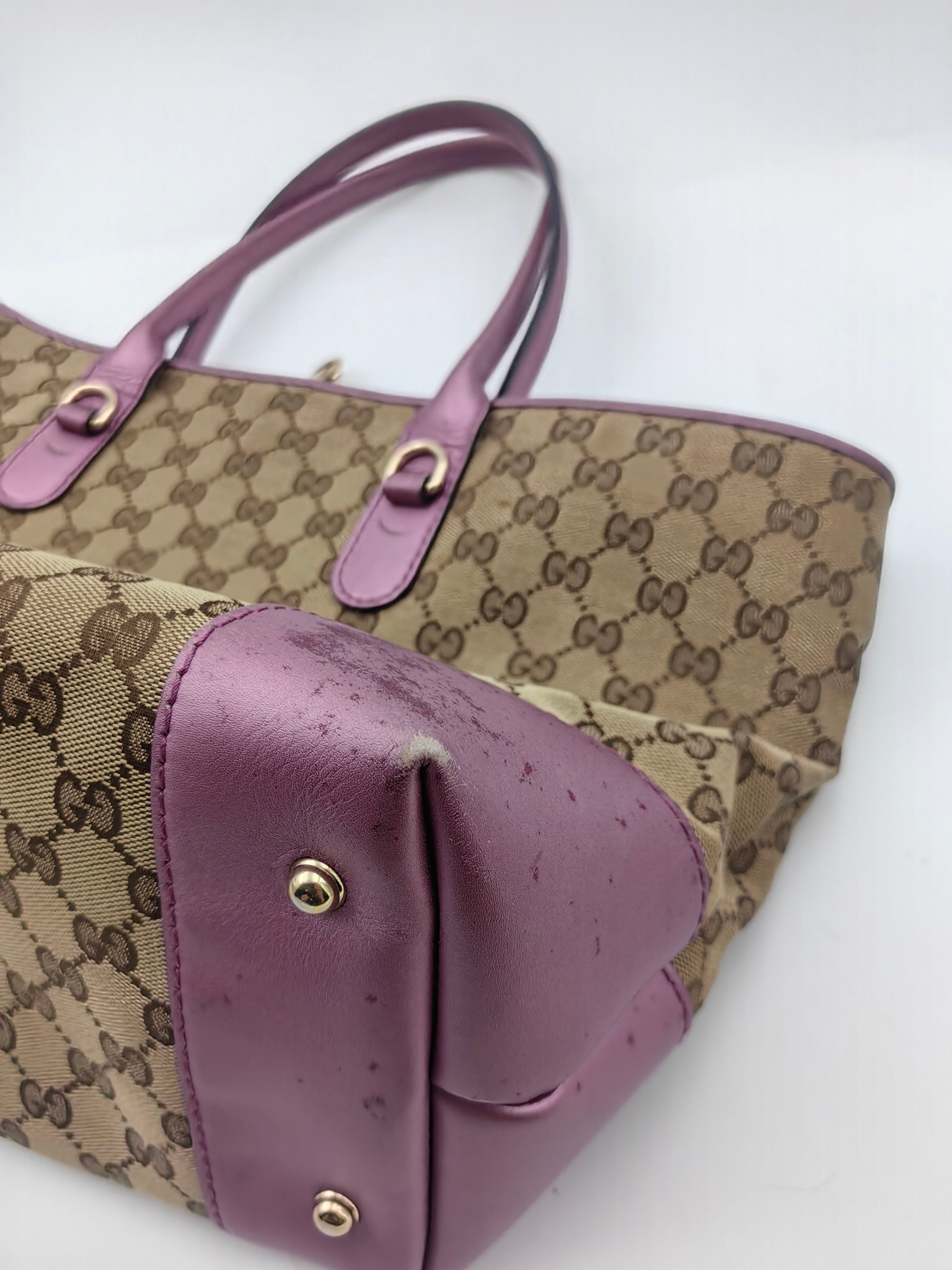 Gucci Purple Tote