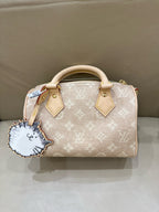 Louis Vuitton SPEEDY BANDOULIÈRE 20 Handbag Canvas Beige 13.5 x 12 x 20.5cm M15151