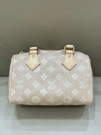 Louis Vuitton SPEEDY BANDOULIÈRE 20 Handbag Canvas Beige 13.5 x 12 x 20.5cm M15151