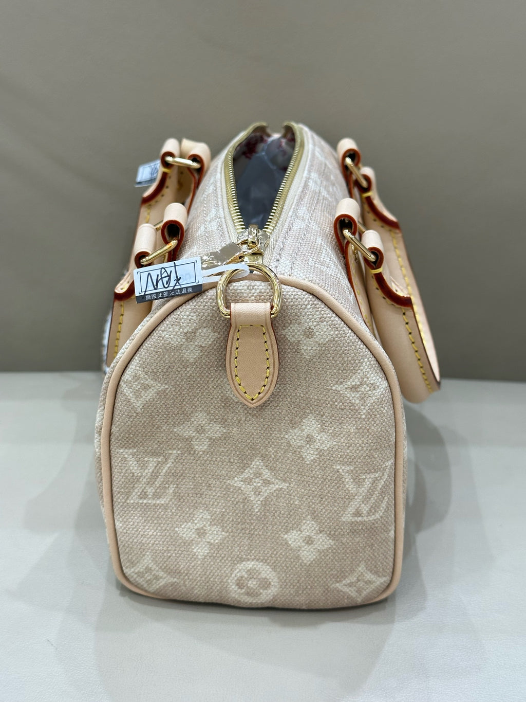 Louis Vuitton SPEEDY BANDOULIÈRE 20 Handbag Canvas Beige 13.5 x 12 x 20.5cm M15151