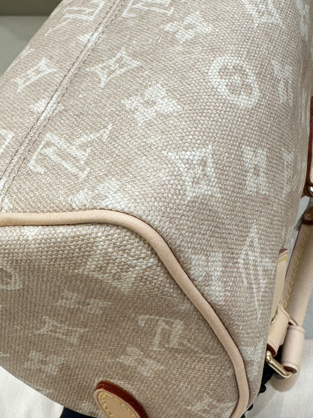Louis Vuitton SPEEDY BANDOULIÈRE 20 Handbag Canvas Beige 13.5 x 12 x 20.5cm M15151