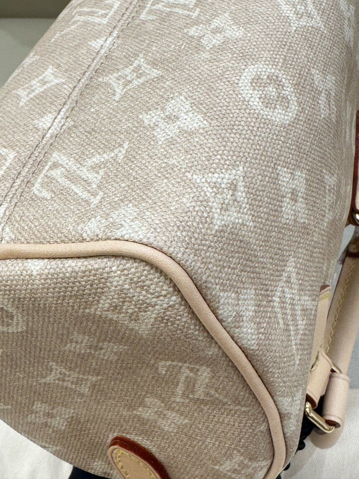 Louis Vuitton SPEEDY BANDOULIÈRE 20 Handbag Canvas Beige 13.5 x 12 x 20.5cm M15151