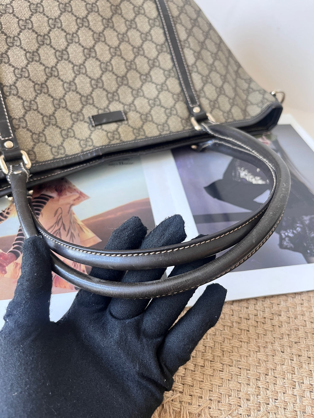 Gucci Leather Tote