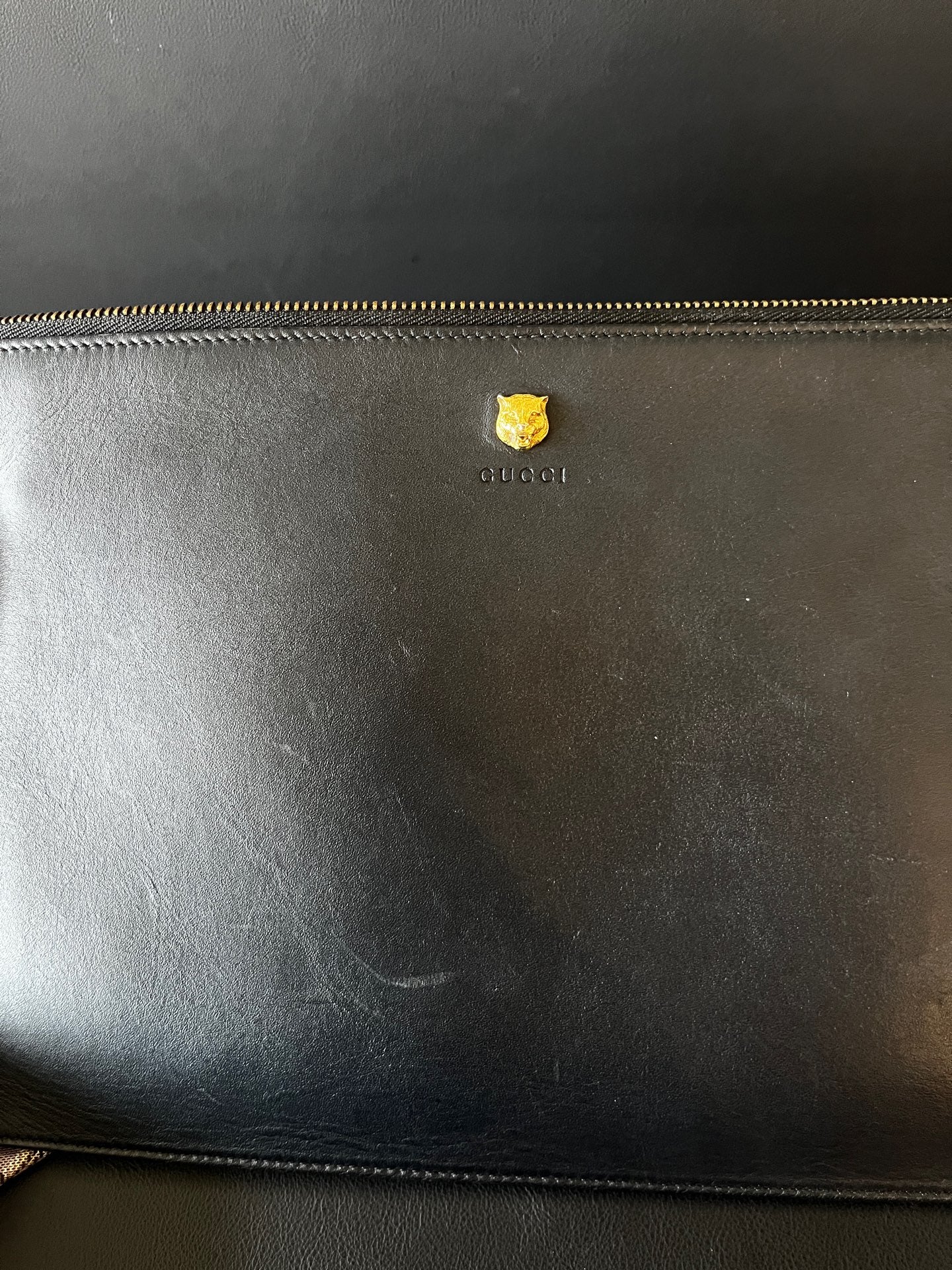 Versace Black Clutch