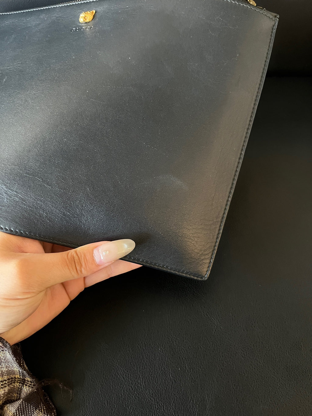 Versace Black Clutch