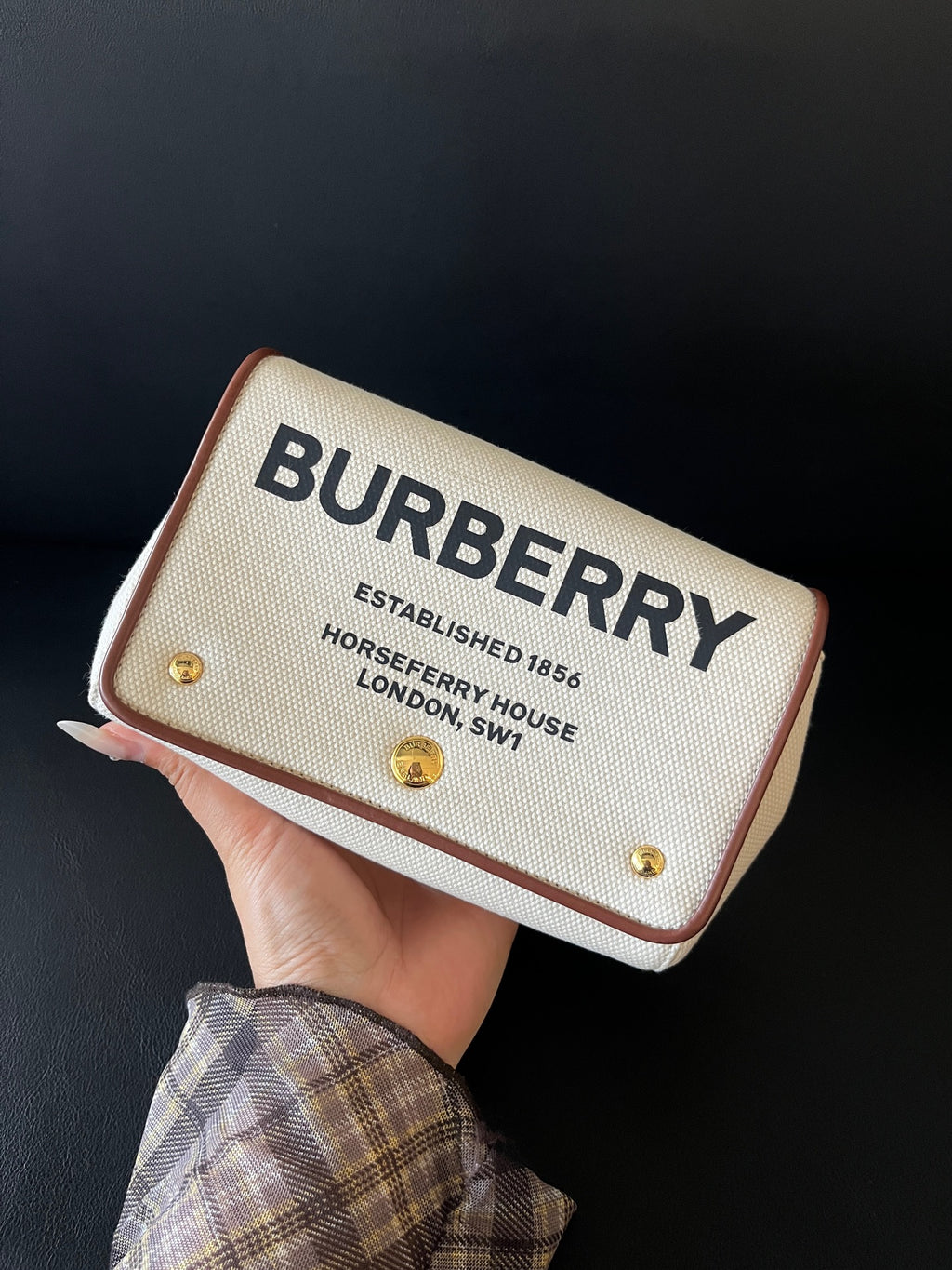Burberry Canvas Messenger Bag