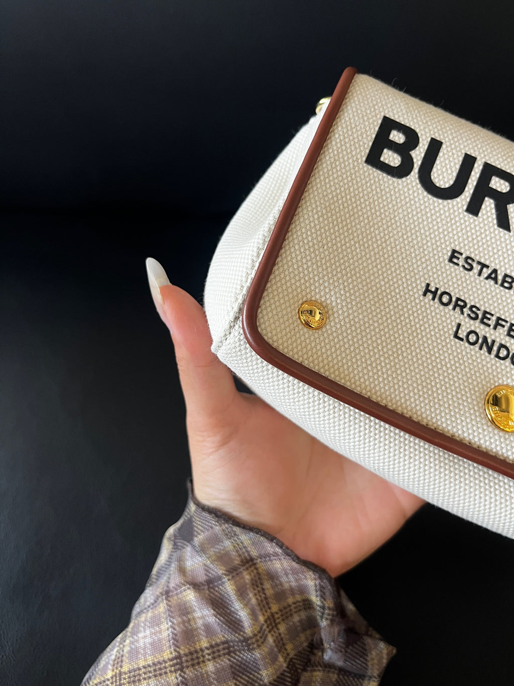 Burberry Canvas Messenger Bag