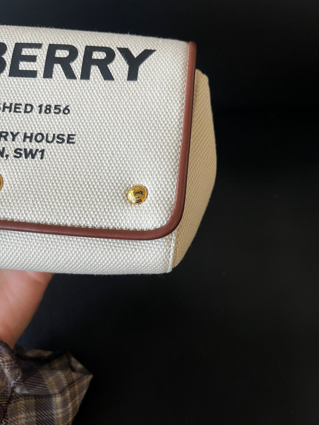Burberry Canvas Messenger Bag