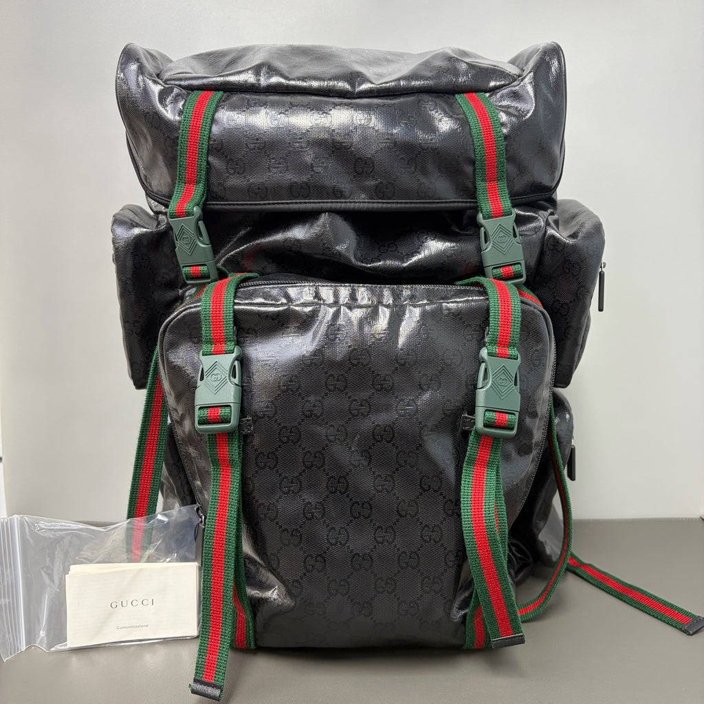 Gucci Canvas Beige Backpack