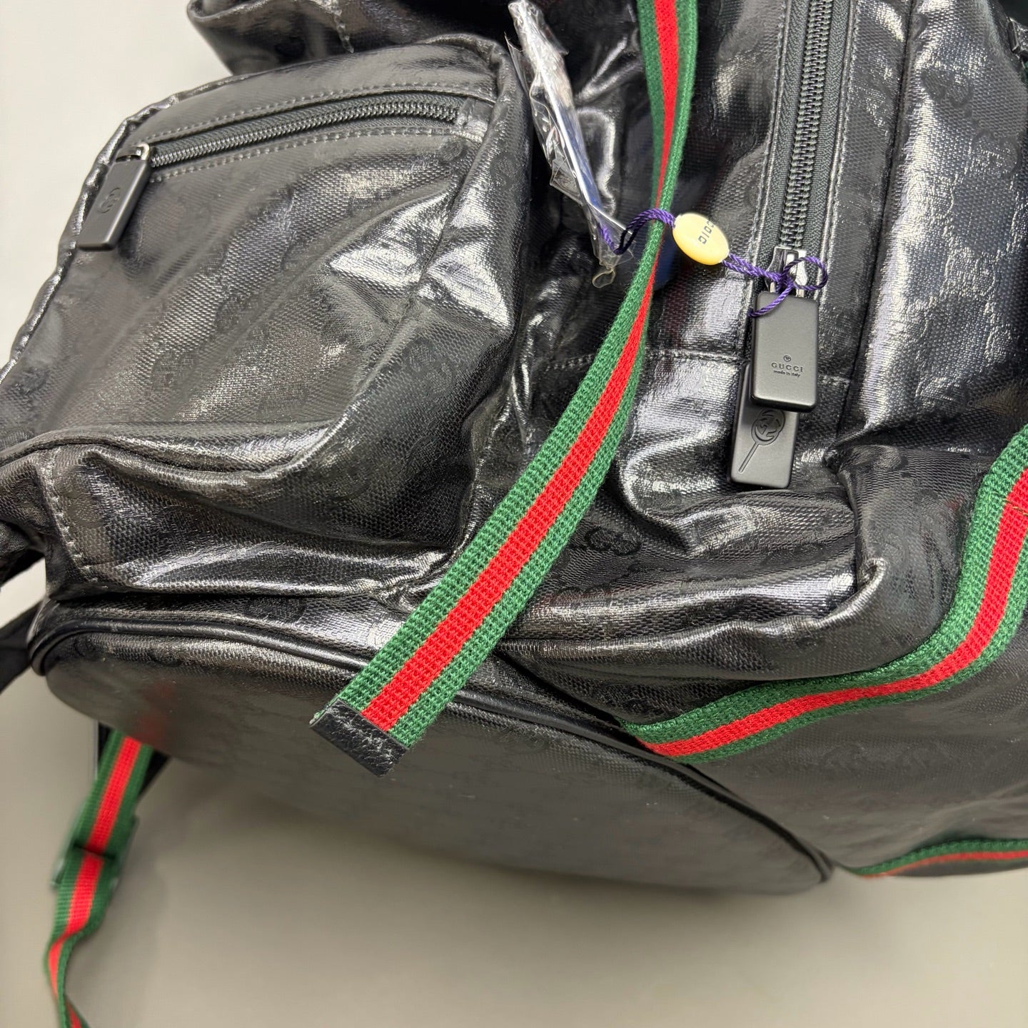 Gucci Canvas Beige Backpack